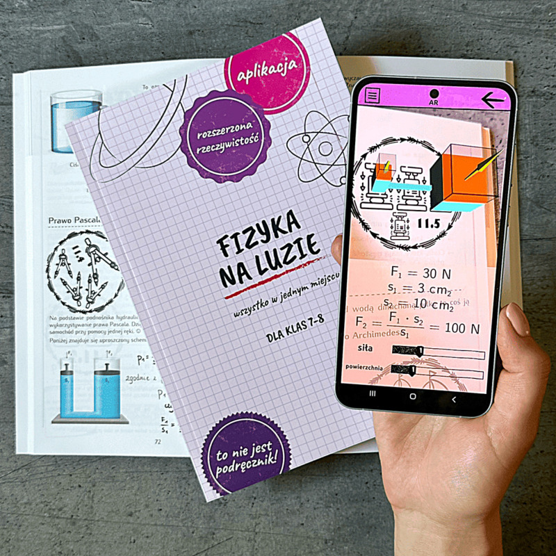 Okładka: Fizyka na Luzie dla klas 7–8